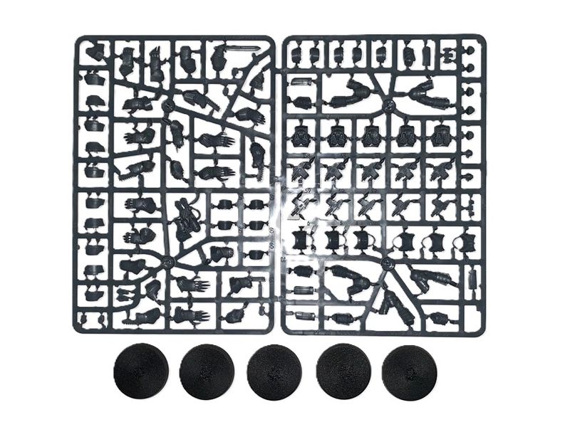 Astartes Cataphractii Terminator 5 Man Squad On Sprues