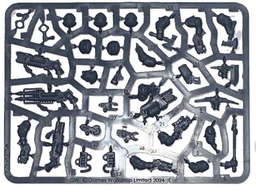 Ironhead Squat Prospectors Weapons & Upgrades On Sprue