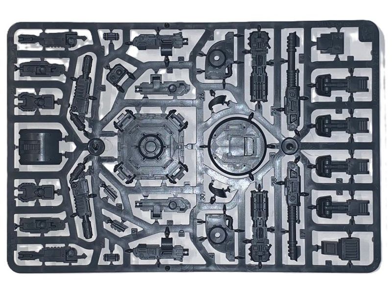 A Legiones Astartes Tarantula Sentry Guns Single Figure On The Sprue