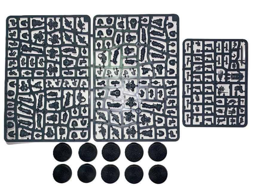 Astartes Legionaires MKII Crusade Armour Marines Squad 10 Figures On Sprues