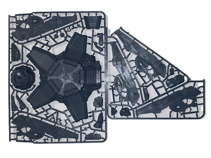 A Space Marine / Legiones Astartes Drop Pod Single Vehicle On The Sprues
