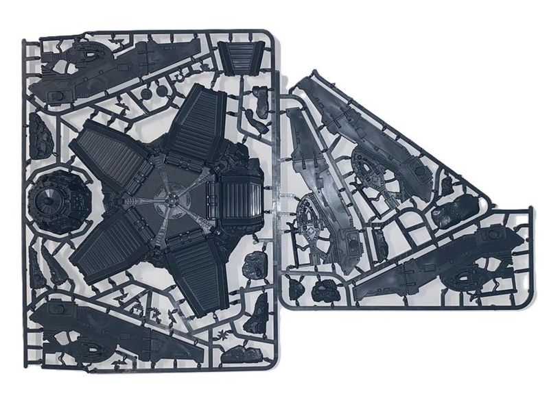 A Space Marine / Legiones Astartes Drop Pod Single Vehicle On The Sprues
