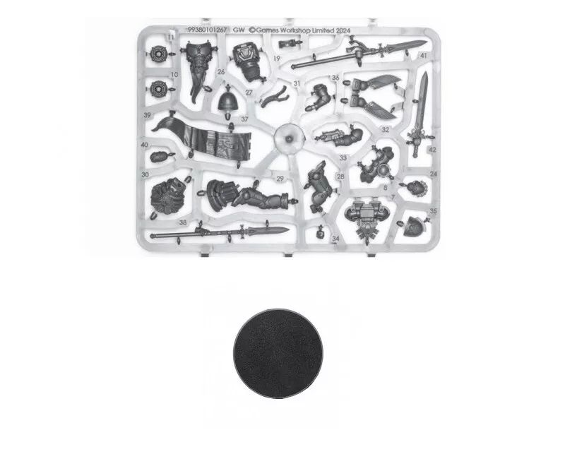 Blood Angels NEW Sanguinary Guard Single Figure Off Sprue - Sanguinary Banner, Sword & Spear