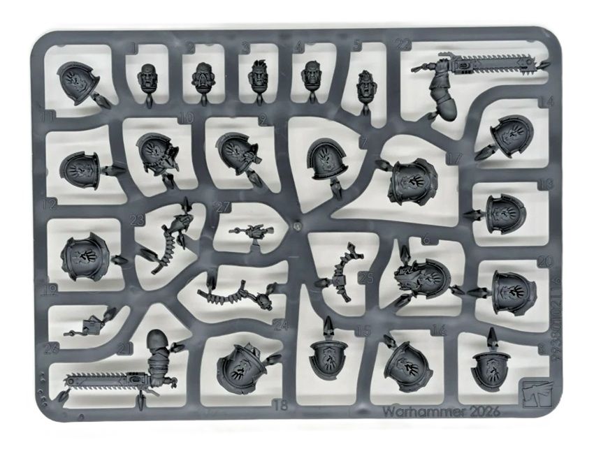 Red Corsairs Chaos Space Marines Upgrades Single Sprue