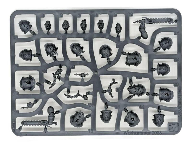 Red Corsairs Chaos Space Marines Upgrades Single Sprue