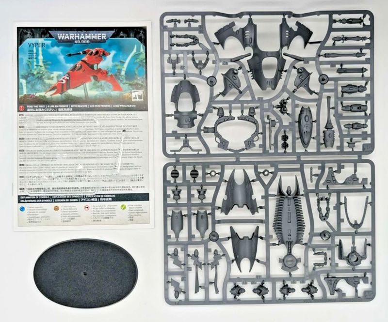 Aeldari Corsairs Vyper / Starfang  Skimmer Vehicle On Sprues - BS