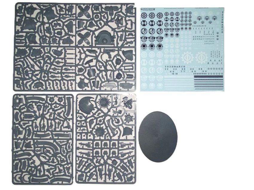 Mechanicum Thanatar Cavas Siege Automata On Sprues & One Macro Constructs Transfer Sheet - BS