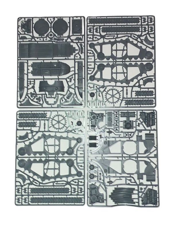 Mechanicum Triaros Armoued Conveyor On Sprues + Macro Constructs Transfer Sheet - BS Mechanicum Triaros Armoued Conveyor On Sprues + Macro Constructs Transfer Sheet - BS
