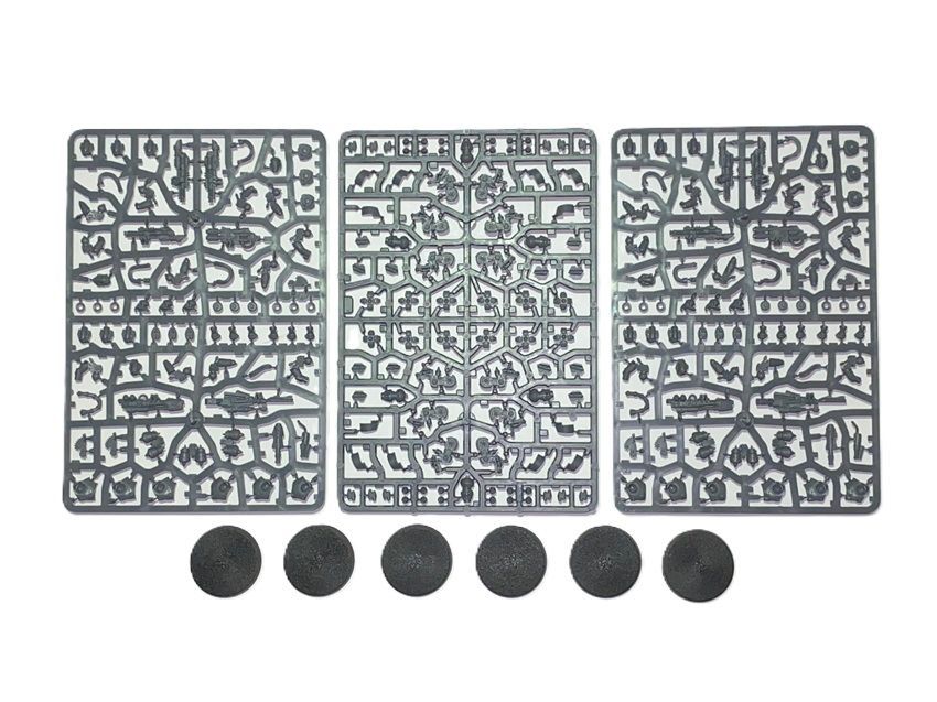 Mechanicum Thallax Shock Troops Cohort 6 Figures On Sprues & Constructs Transfer Sheet - BS