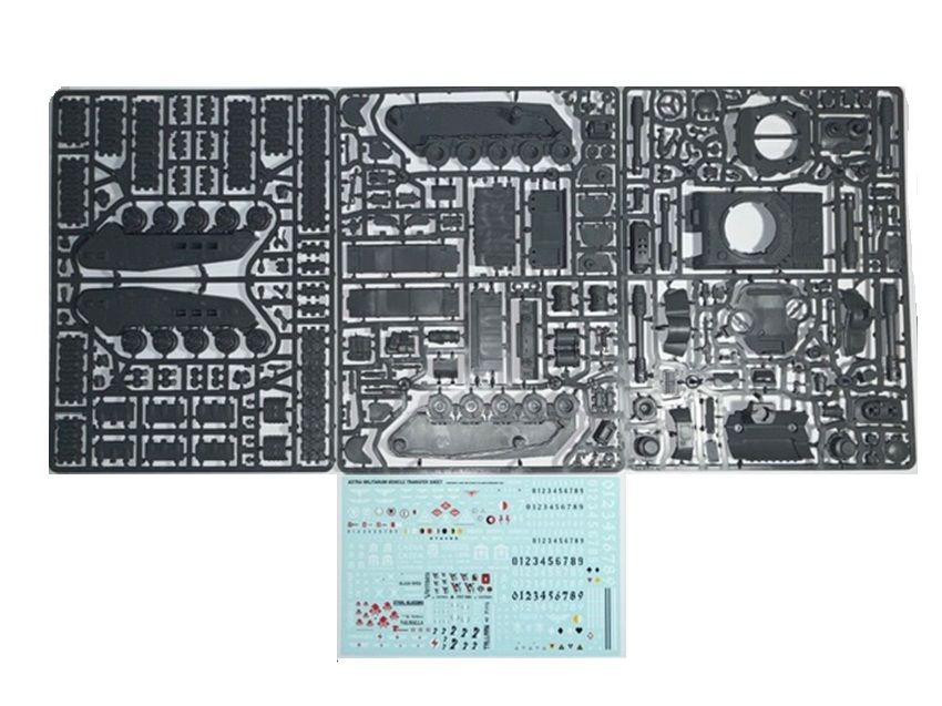 Astra Militarum Rogal Dorn Battle Tank On Sprues & Vehicle Transfer Sheet  - BS