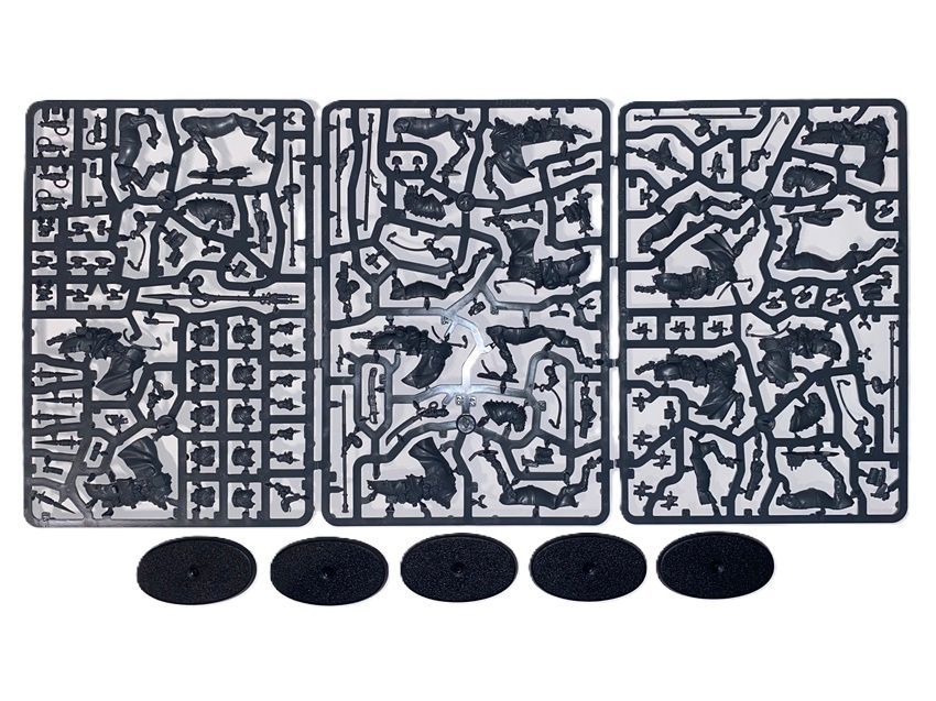 Astra Militarum Attilan Rough Riders 5 Figure Cavalry Unit On Sprues- BS