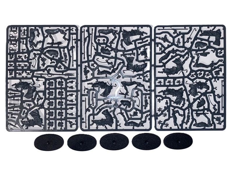 Astra Militarum Attilan Rough Riders 5 Figure Cavalry Unit On Sprues- CPAM