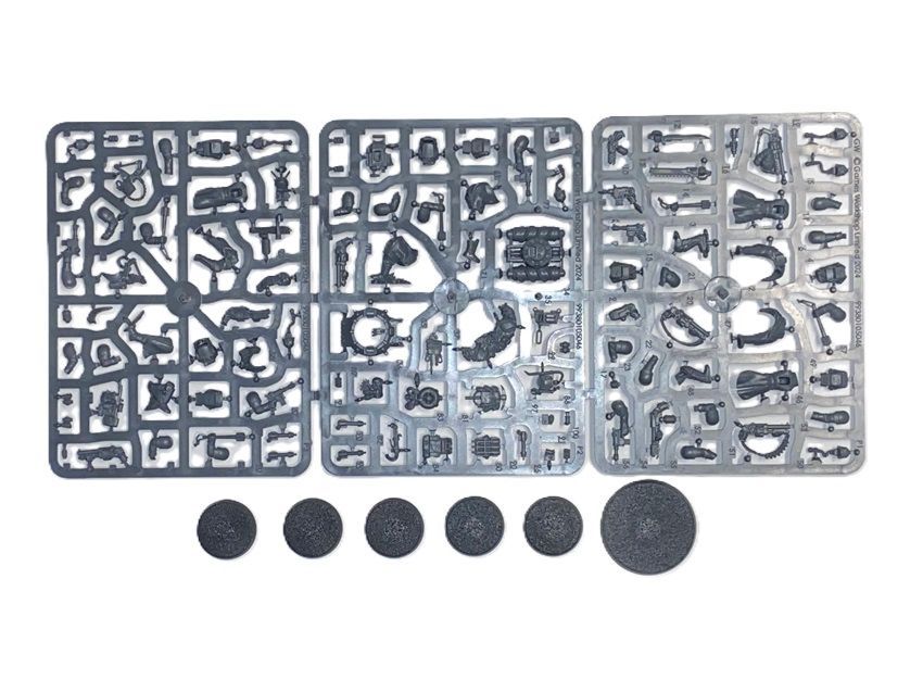 Astra Militarum Death Korps Of Krieg Combat Engineers 6 Figure Squad On Sprues- BS
