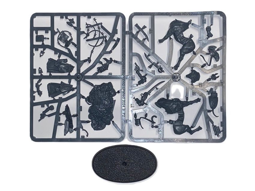 Astra Militarum Death Korps Of Krieg Lord Marshal Dreir Mounted Single Figure On Sprue- BS