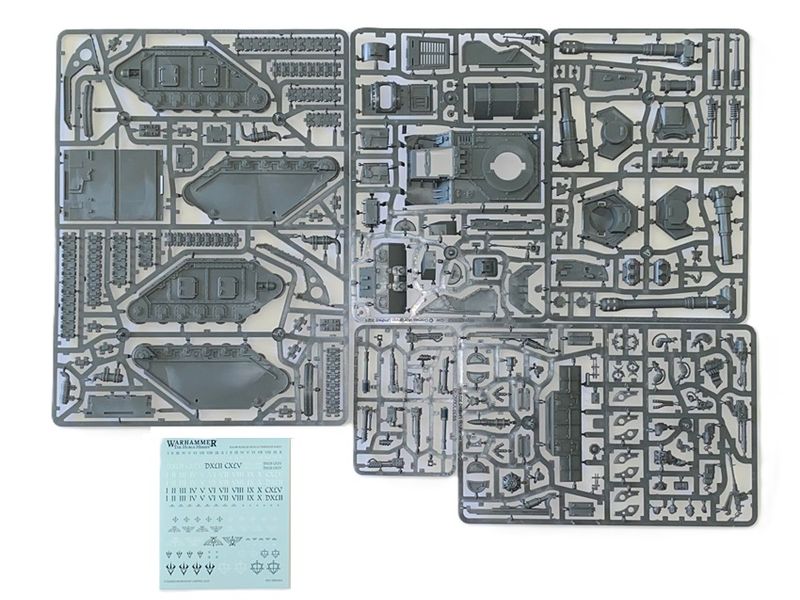 Solar Auxilia Leman Russ Strike Tank On Sprues & Vehicle Transfer Sheet  - BS