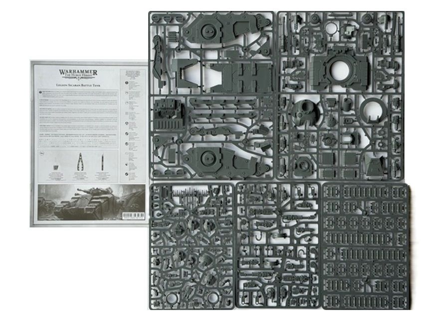 Legion Astartes Sicarian Battle Tank On Sprues  - BS