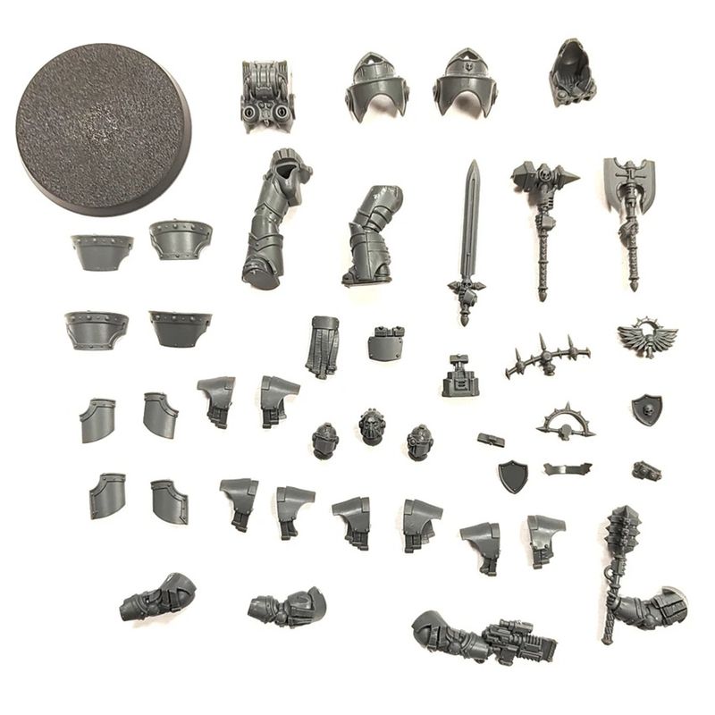 Legion Astartes Cataphractii Terminator Sergeant with Volkite Charger/ Power Maul / Melee Weapons Single Figure