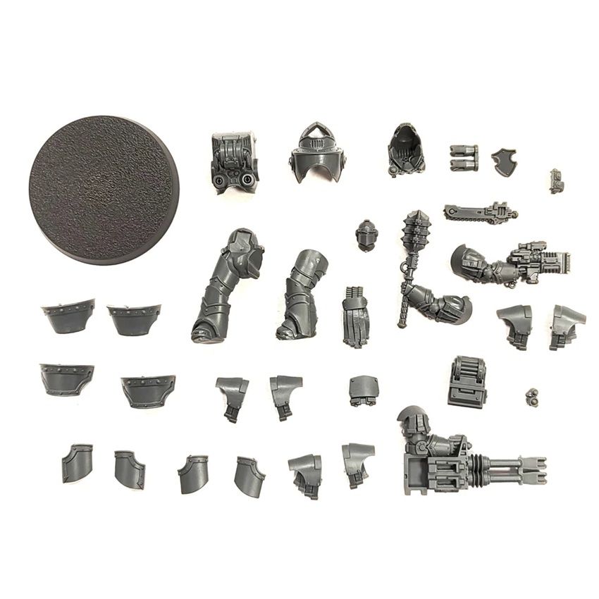 Legion Astartes Cataphractii Terminator with Reaper Autocannon / Volkite Charger/ Power Maul Single Figure