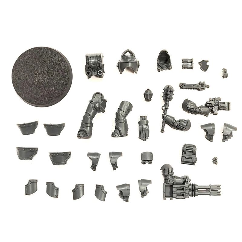 Legion Astartes Cataphractii Terminator with Reaper Autocannon / Volkite Charger/ Power Maul Single Figure