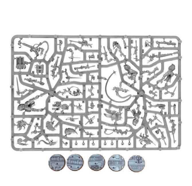 Necromunda Escher Gang Members 5 Figures On Sprues