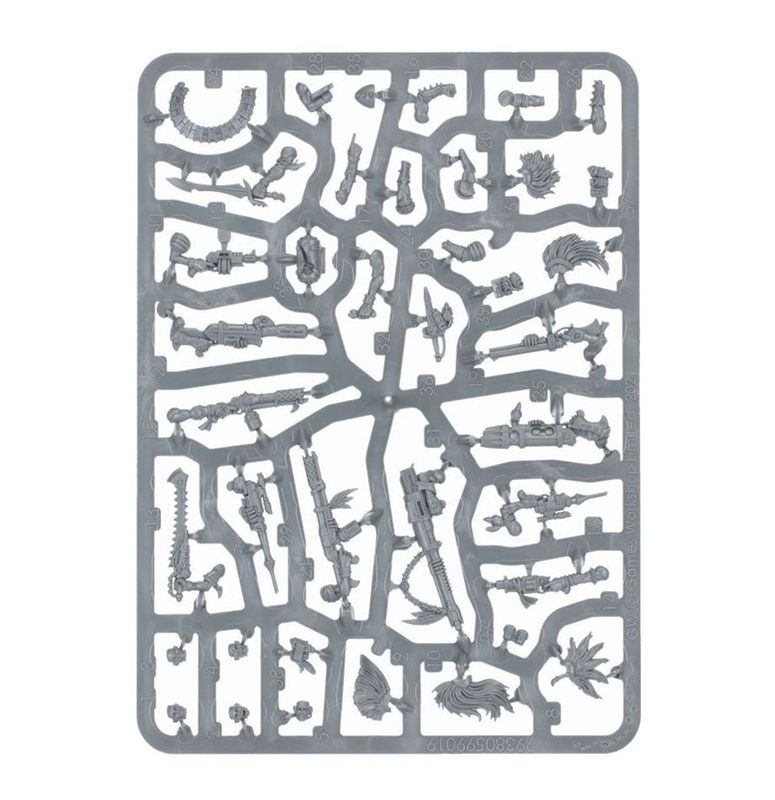 Necromunda Escher Gang Weapons & Upgrades Sprue