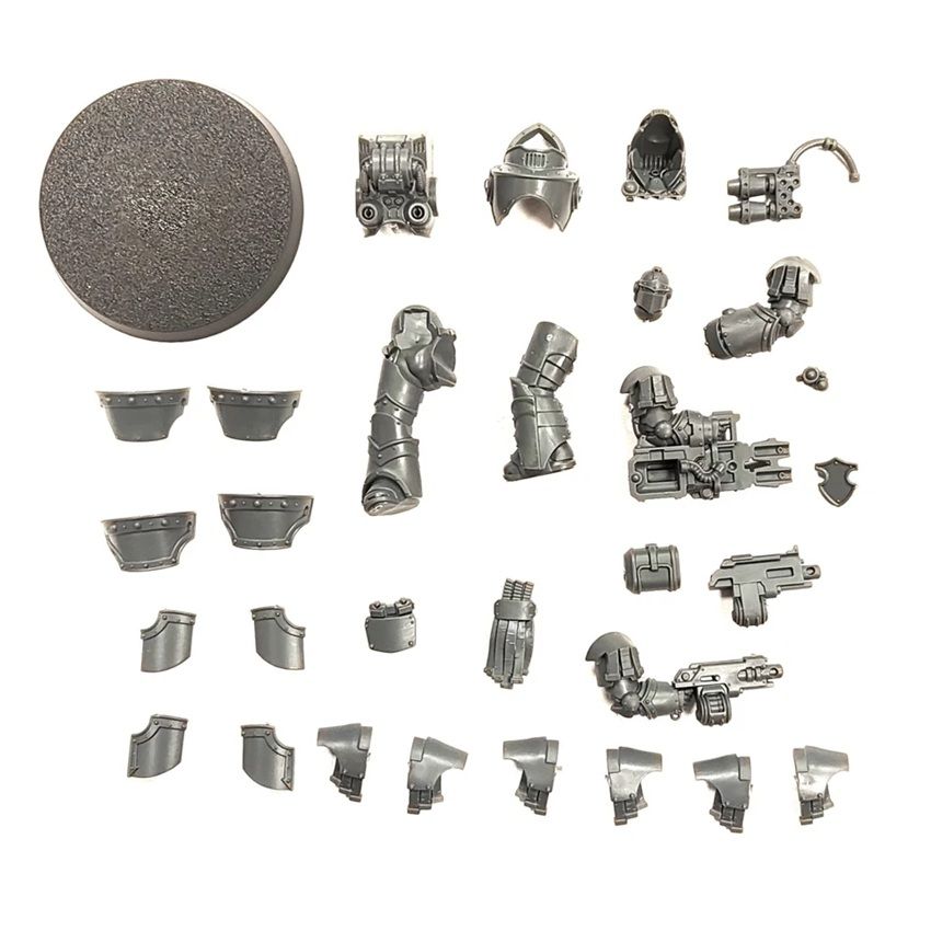 Legion Astartes Cataphractii Terminator with Heavy Flamer / Combi Bolter / Power Fist Single Figure