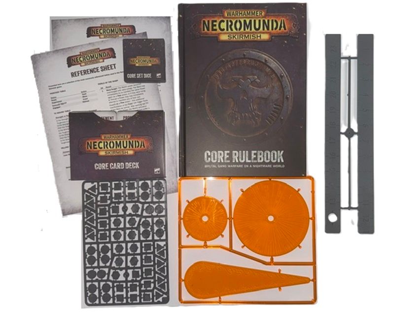 Necromunda Skirmish - NEW Core Rulebook , Cards Set & Game Accessories - NSCS