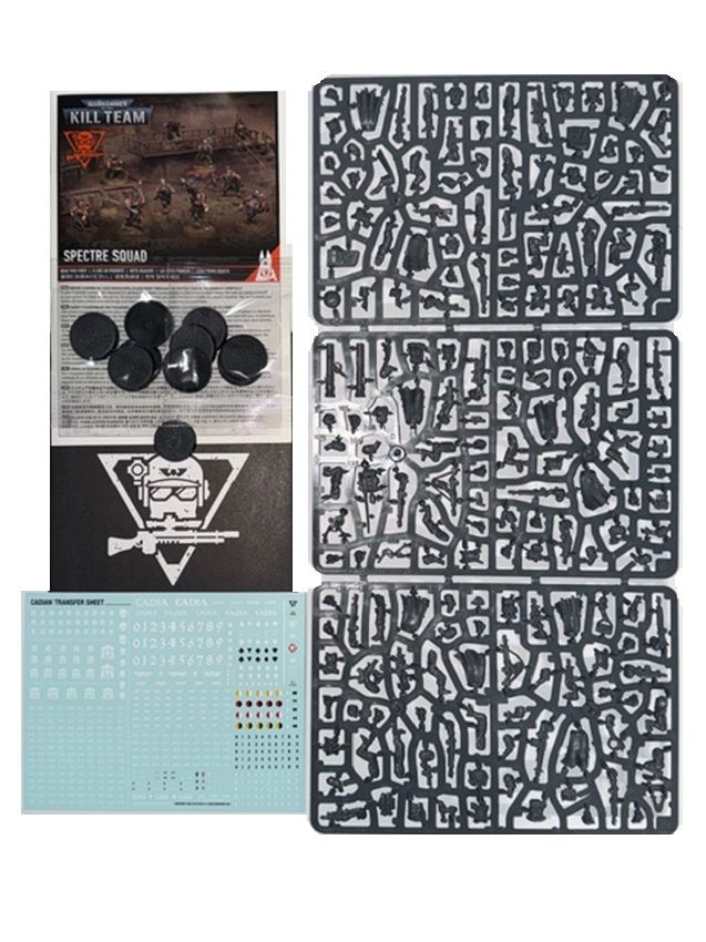 Astra Militarum Kill Team Spectre Squad 11 Figure Squad On Sprues - BS