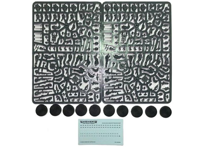 Solar Auxilia Lasrifle Section 10 Man Squad On Sprues & Transfer Sheet