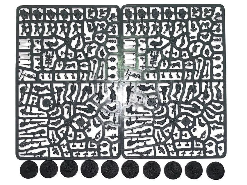 Solar Auxilia Lasrifle Section 10 Man Squad On Sprues
