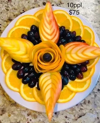 Sweet Rose Fruit Platter