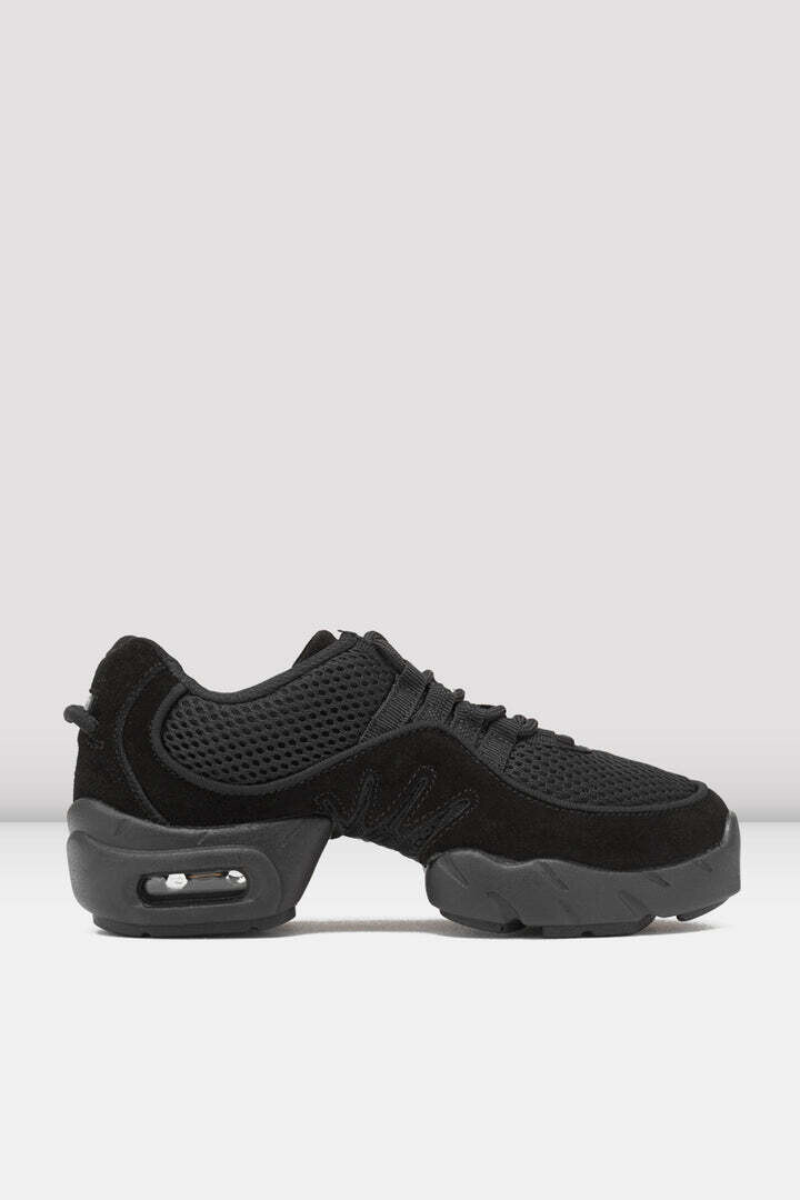 Bloch Boost Mesh Dance Sneaker, Color: Black, Size: 10