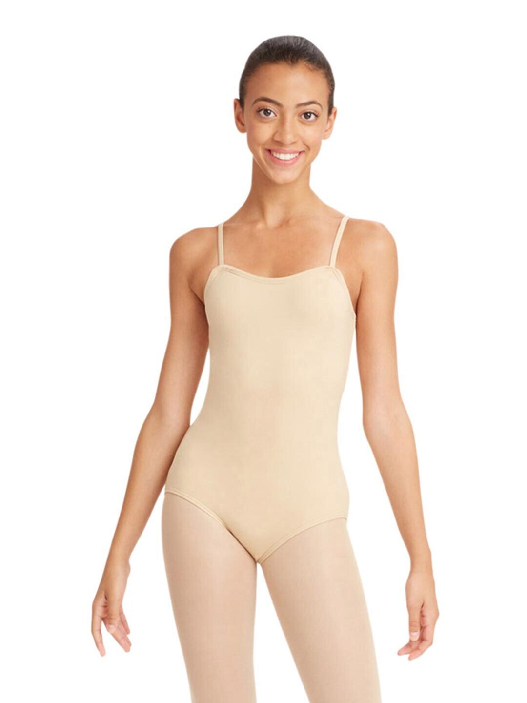 Capezio Camisole Leotard, Color: Nude, Size: Small