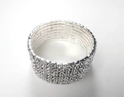 FH2 7 Row Rhinestone Bracelet
