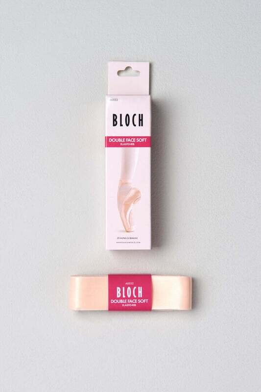 Bloch Double Face Elastorib Pointe Shoe Ribbon