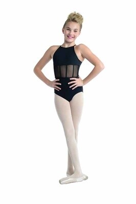 Danzshuz Halter Leo W/ Sheer Waist - Child