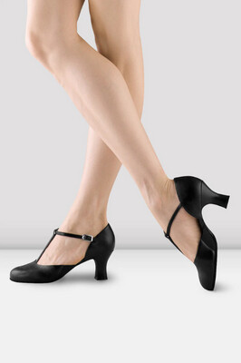 Bloch Split Flex T-Strap Character Shoe w/ 2.5" Heel