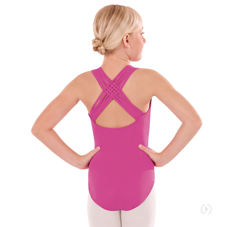 Eurotard Lattice Back Leotard - Child
