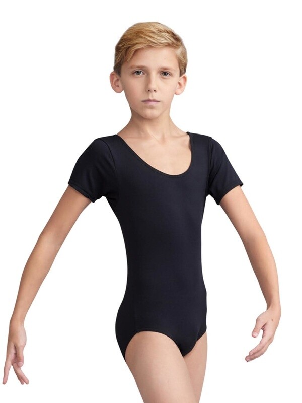 Capezio Boys Tactel Short Sleeve Leotard