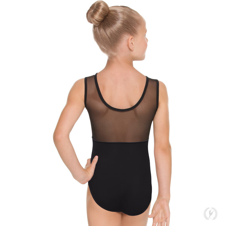 Eurotard Mesh Back Tank Leotard, Size: Intermediate