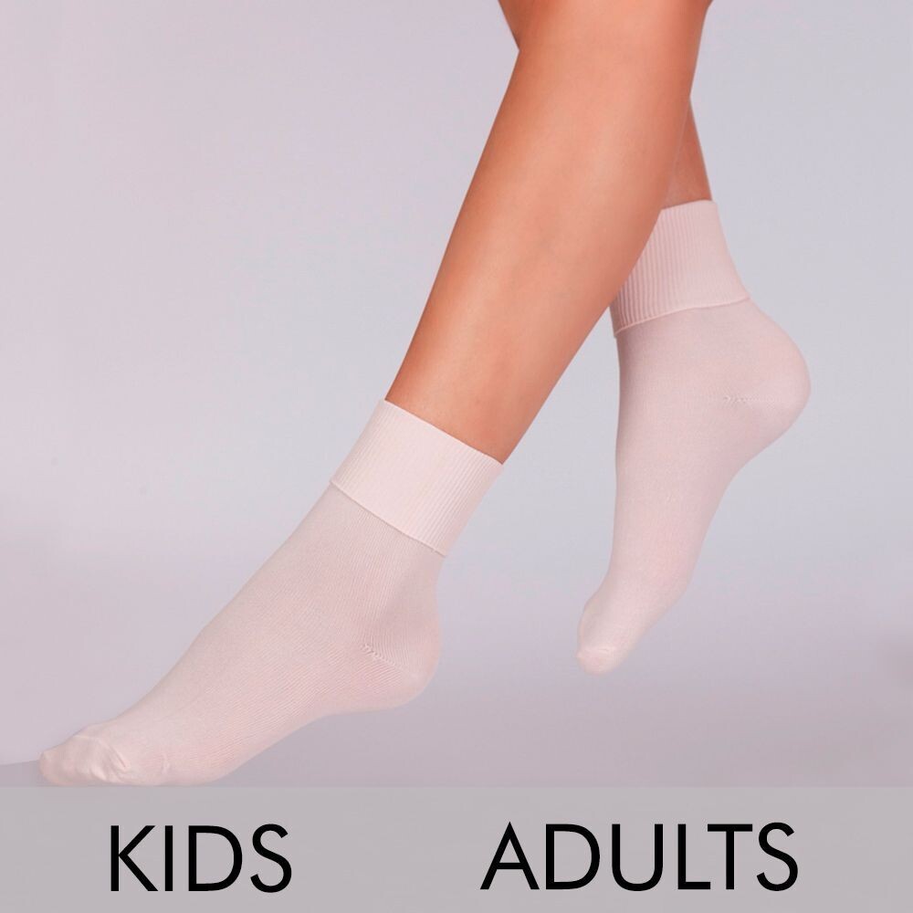 Silky Dance Ballet Sock, Color: Theatrical Pink, Size: Child 9-12