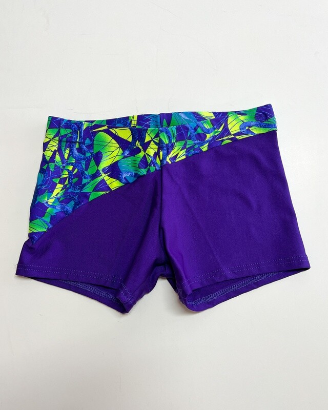 Motionwear 2 Tone Asymmetrical Short