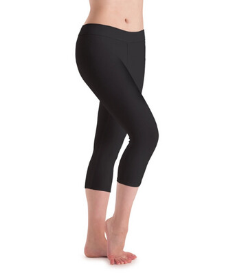 Motionwear Flat Waist Capri Legging