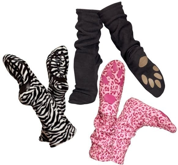 Gaynor Minden Cozy Paws, Color: Pink Leopard, Size: X Small