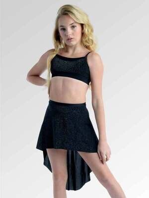 DanzNmotion Sparkle Hi-Lo Skirt - Child