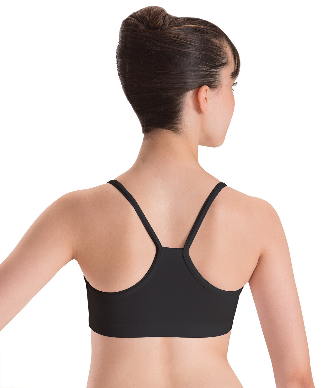 Motionwear Racerback Bra Top - Child, Color: Black, Size: Intermediate