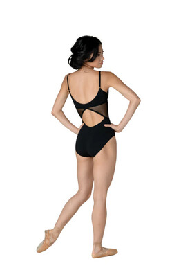 Danzshuz Camisole Leo w/ Sheer Inserts