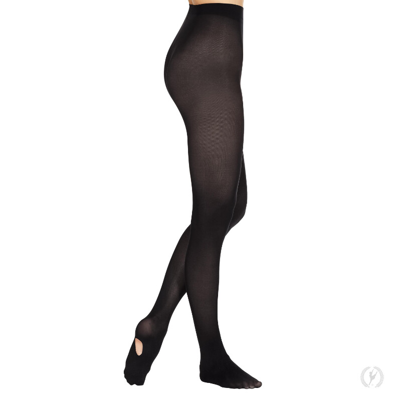EuroSkins Convertible Tights, Color: Black, Size: Small/Medium