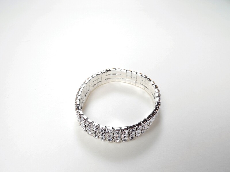 FH2 Rhinestone 3 Row Bracelet - Child