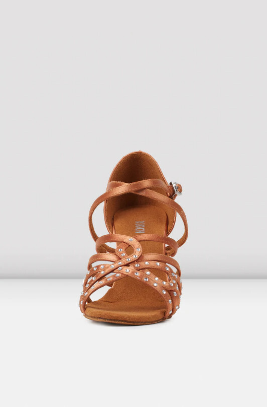 Bloch Mercedez Ballroom Shoe, Color: Dark Tan, Size: 7